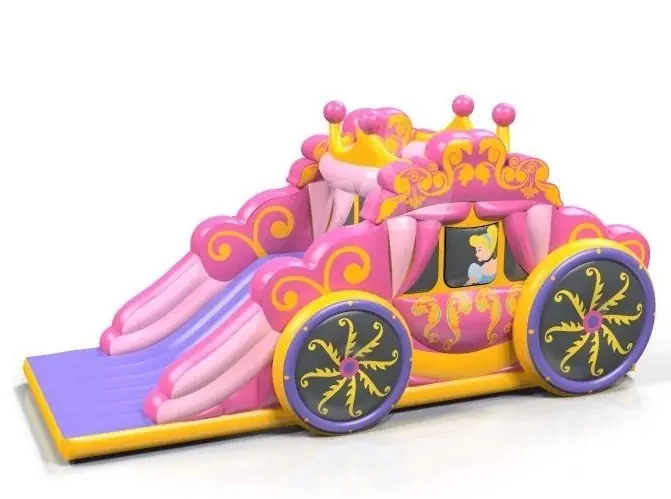 Active Center Carriage with Slide - Pink Collection commercial inflatable active center