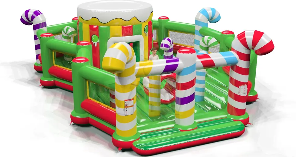 Active Center Christmas Elves - Collection Winter commercial inflatable active center