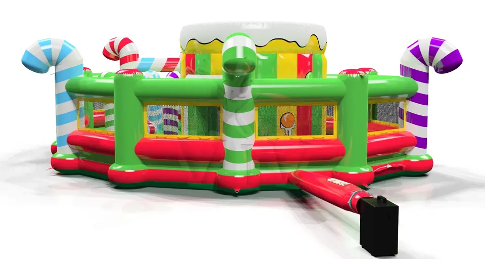 Active Center Christmas Elves - Collection Winter commercial inflatable active center