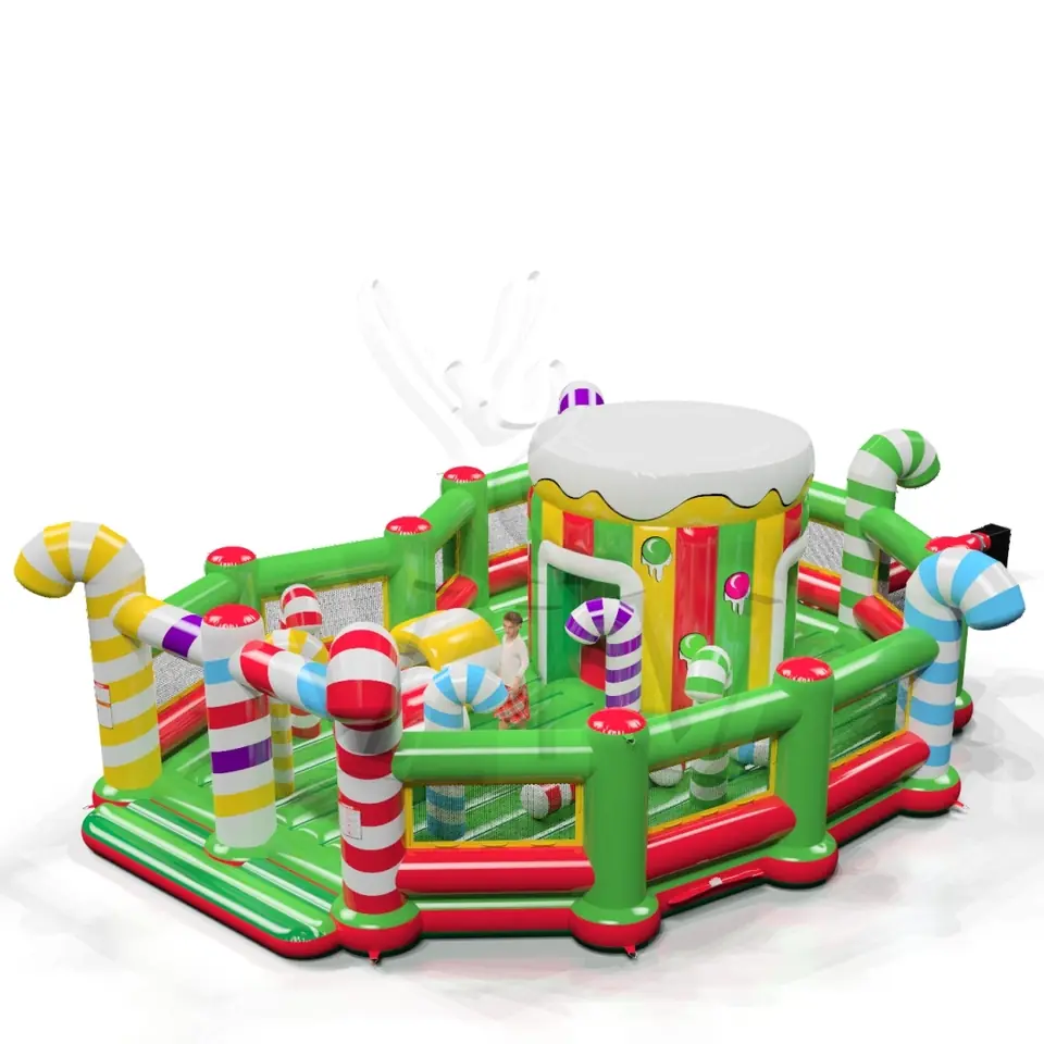 Active Center Christmas Elves - Collection Winter commercial inflatable active center