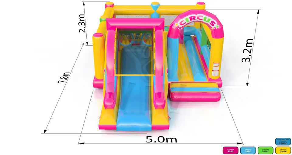 Active Center Circus commercial inflatable active center