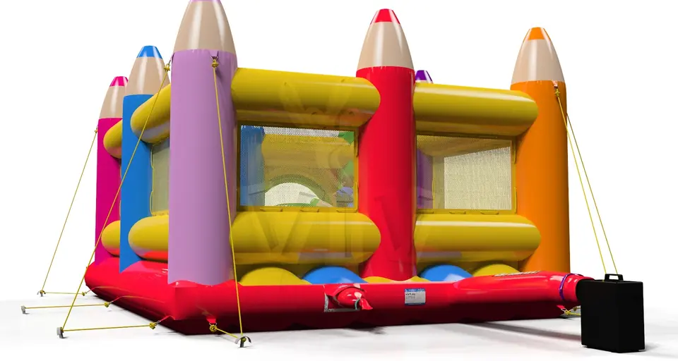 Active Center Crayons commercial inflatable active center
