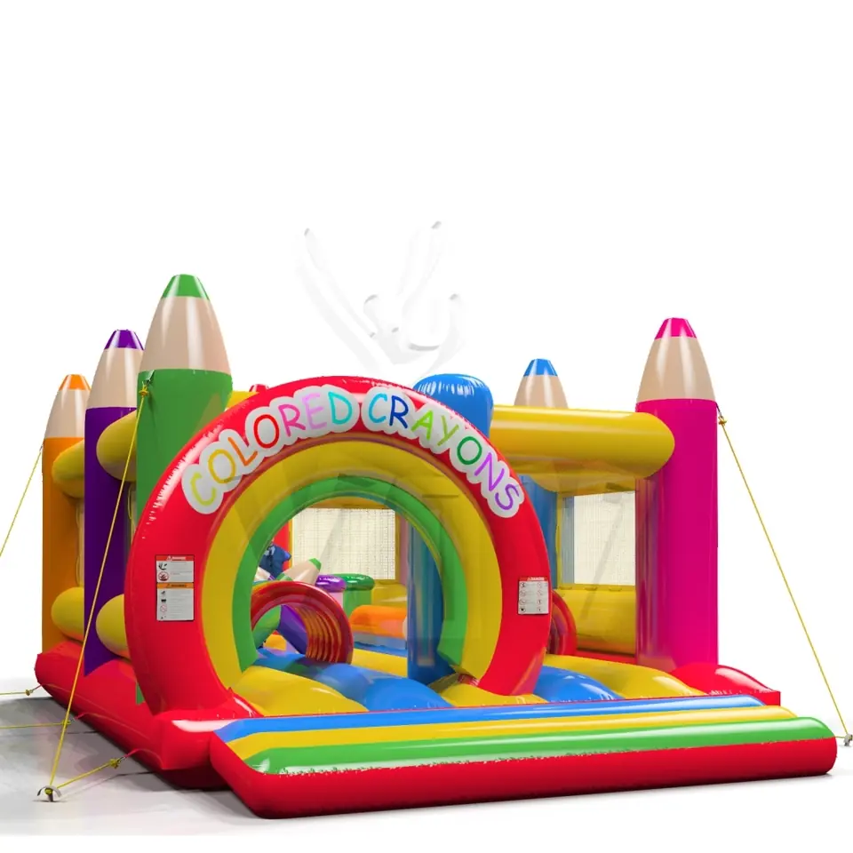 Active Center Crayons commercial inflatable active center