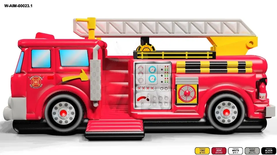 Active Center Fire truck - Vehicles Collection commercial inflatable active center
