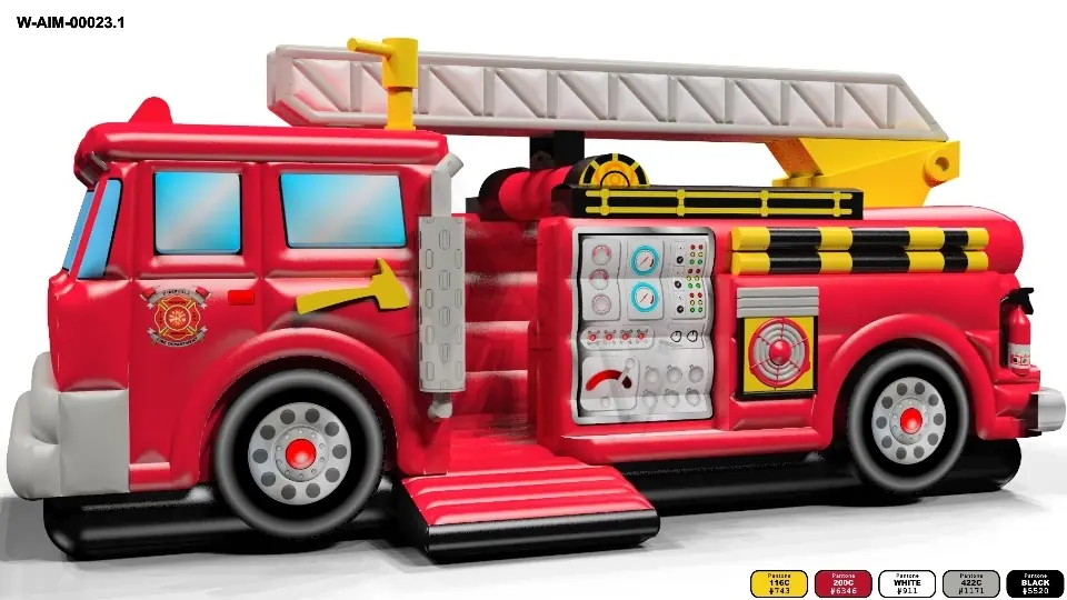 Active Center Fire truck - Vehicles Collection commercial inflatable active center