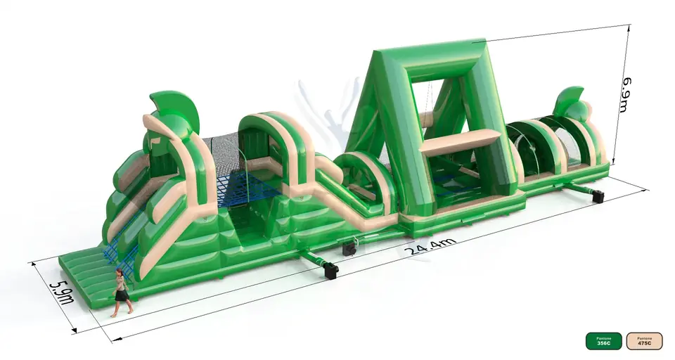 Active Center Gladiators commercial inflatable active center