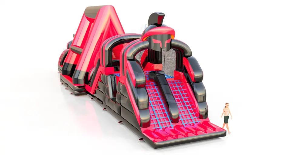 Active Center Gladiators Fun in Black commercial inflatable active center