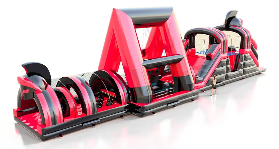 Active Center Gladiators Fun in Black commercial inflatable active center
