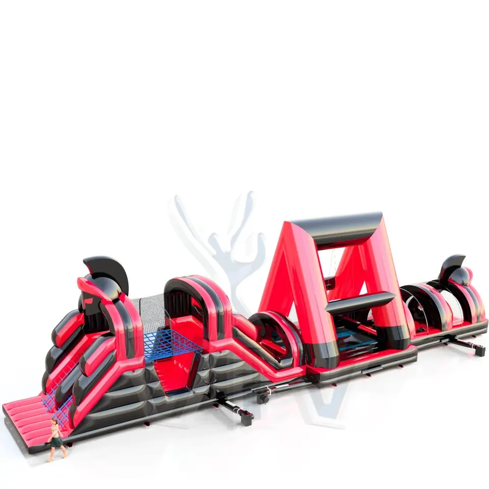 Active Center Gladiators Fun in Black commercial inflatable active center