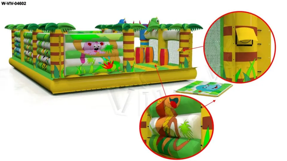 Active Center Jungle commercial inflatable active center