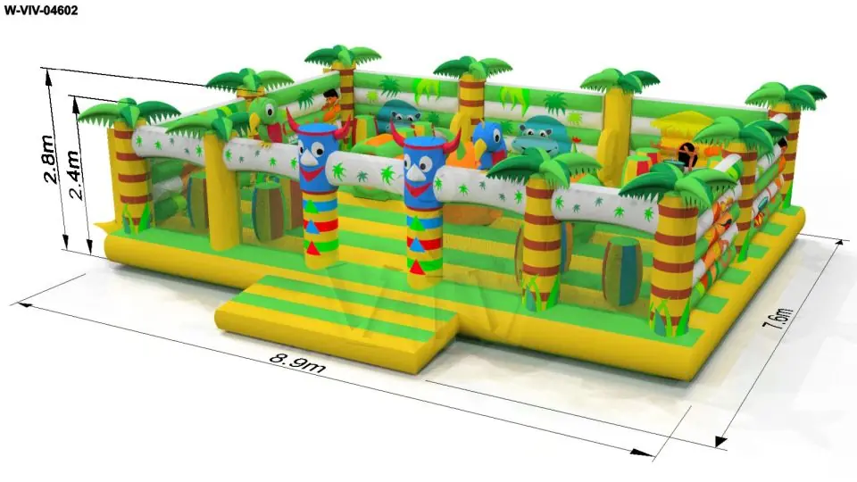 Active Center Jungle commercial inflatable active center