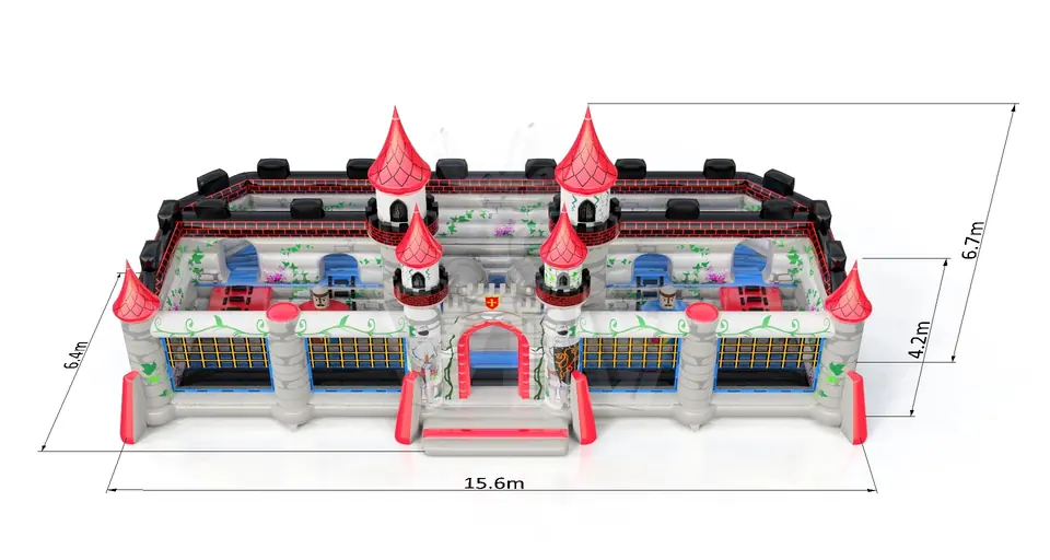 Active Center Knights commercial inflatable active center