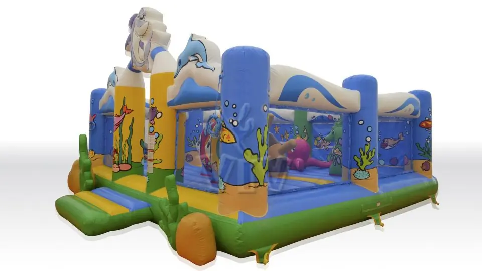 Active Center Oceanic with nets commercial inflatable active center