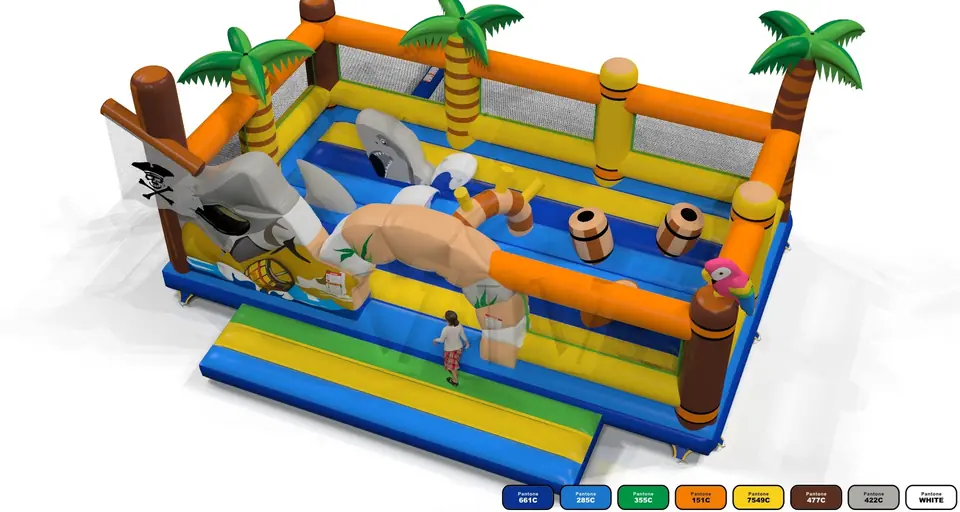 Active Center Pirates - Collection Pirate commercial inflatable active center