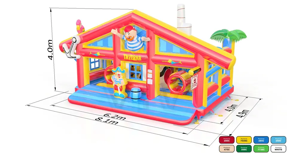Active Center Pirates Tavern commercial inflatable active center