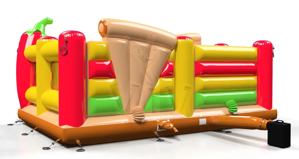 Active Center Pizza commercial inflatable active center