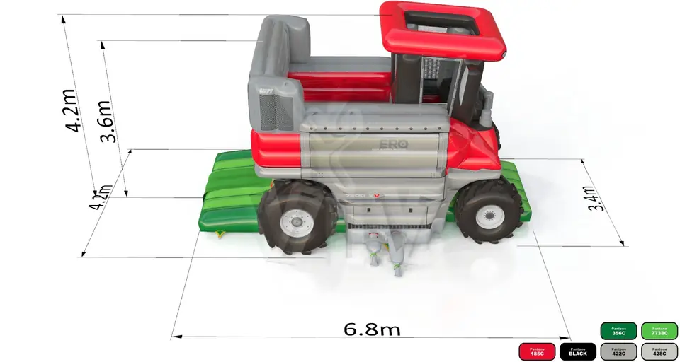 Active Center Tractor ERO commercial inflatable active center