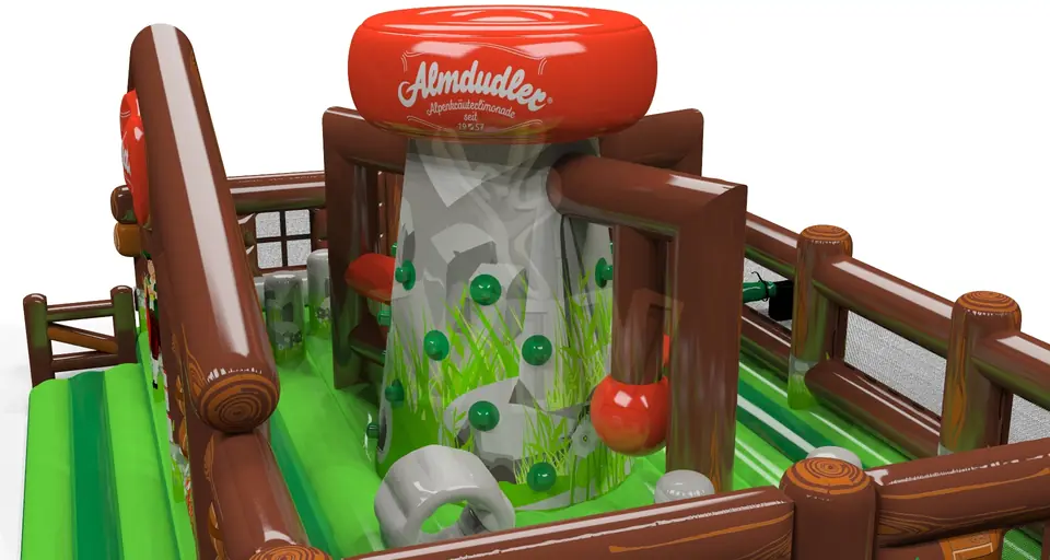 Active Center Tyrolean house Almdudler commercial inflatable active center