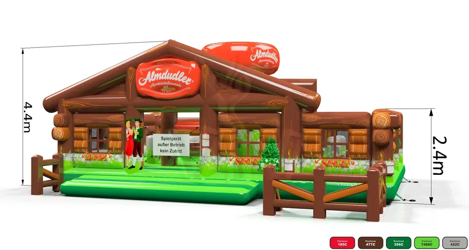Active Center Tyrolean house Almdudler commercial inflatable active center