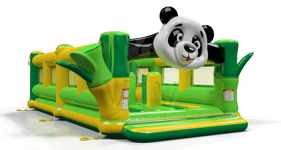 Active Center with pool Panda commercial inflatable active center