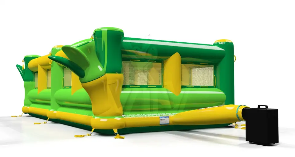 Active Center with pool Panda commercial inflatable active center