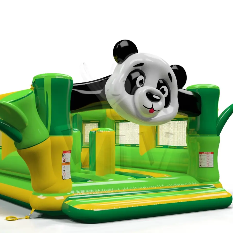 Active Center with pool Panda commercial inflatable active center