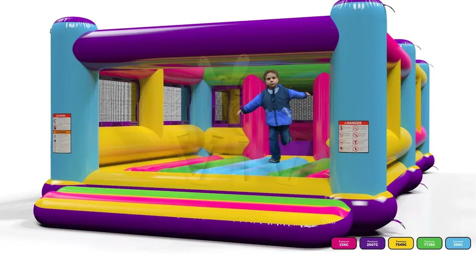 Active Center with pool Startup commercial inflatable active center