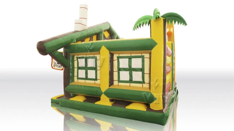 Green Active Center Pirates commercial inflatable active center