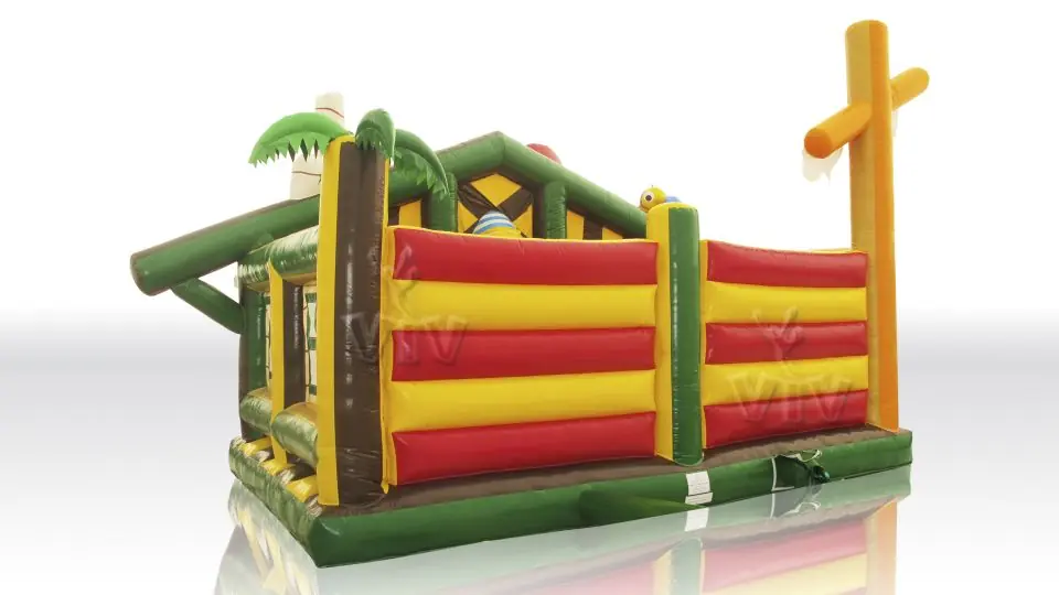 Green Active Center Pirates commercial inflatable active center