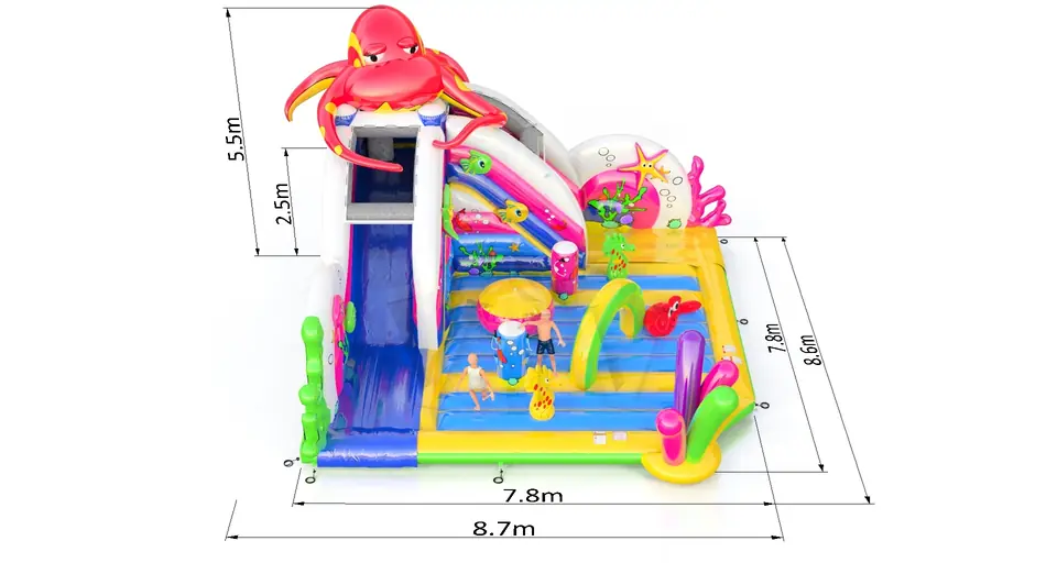 Happy Splash Ocean commercial inflatable active center
