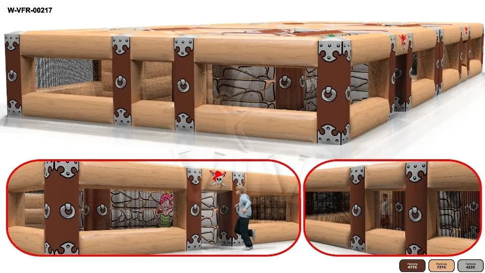 Maze commercial inflatable active center