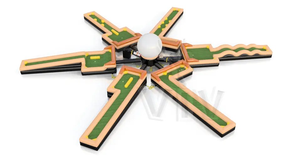 Mini Golf commercial inflatable active center
