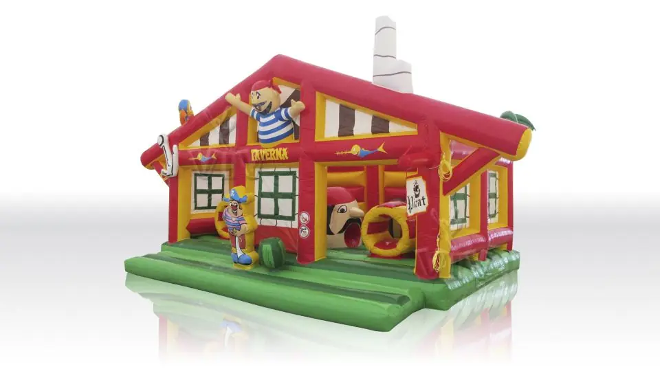 Red Active Center Pirates commercial inflatable active center