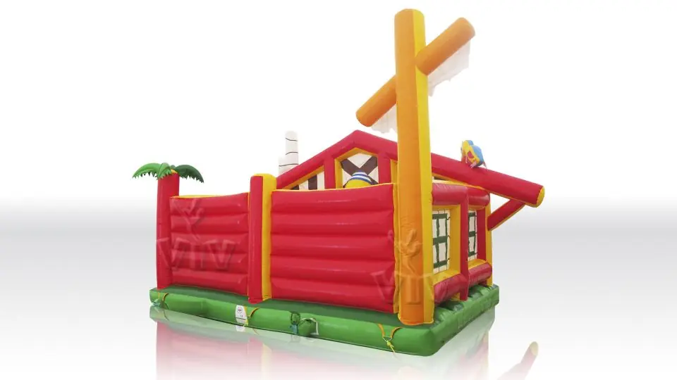 Red Active Center Pirates commercial inflatable active center