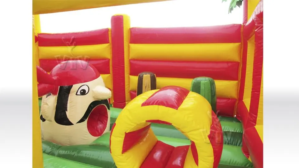 Red Active Center Pirates commercial inflatable active center