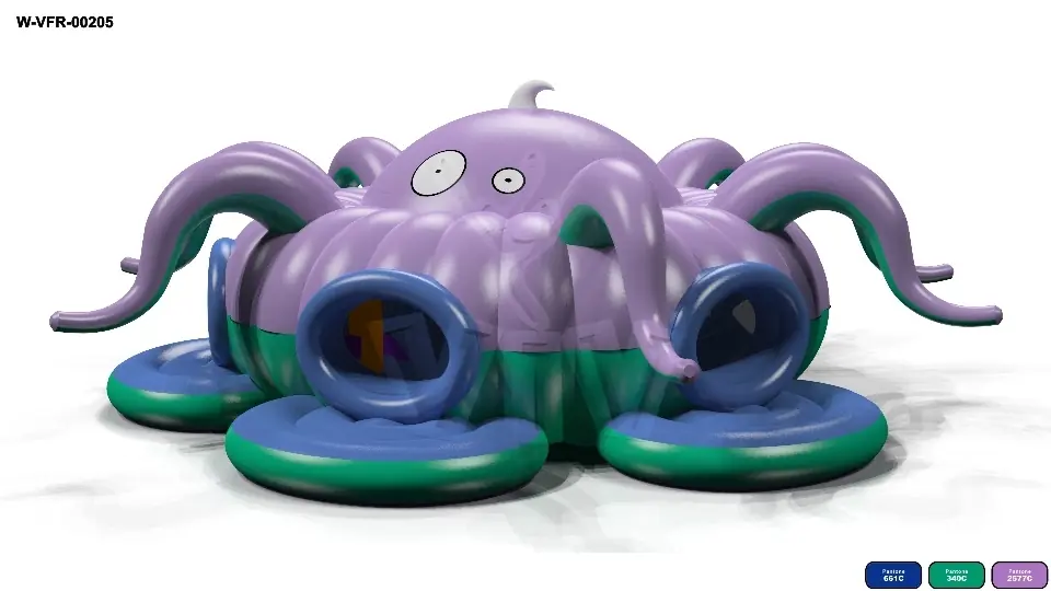 Sea bug (with print on internal figures) commercial inflatable active center
