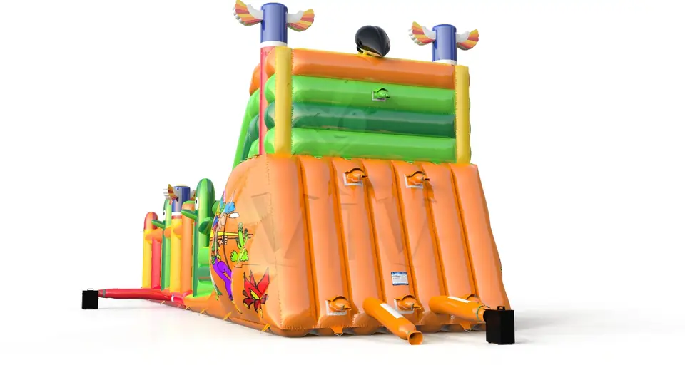 Slide Saloon with Active Center commercial inflatable active center