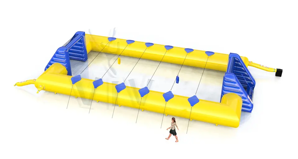 Soccer field with ropes commercial inflatable active center