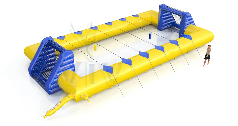 Soccer field with ropes commercial inflatable active center