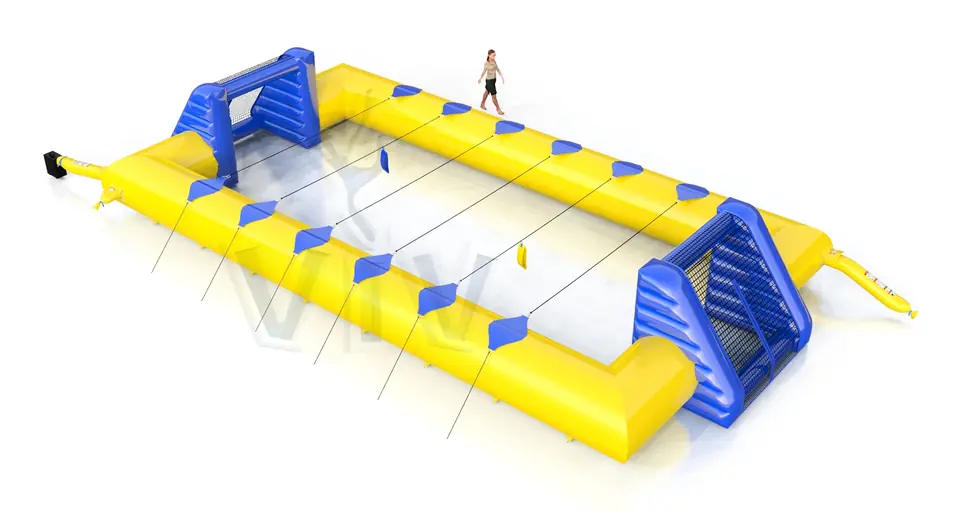 Soccer field with ropes commercial inflatable active center
