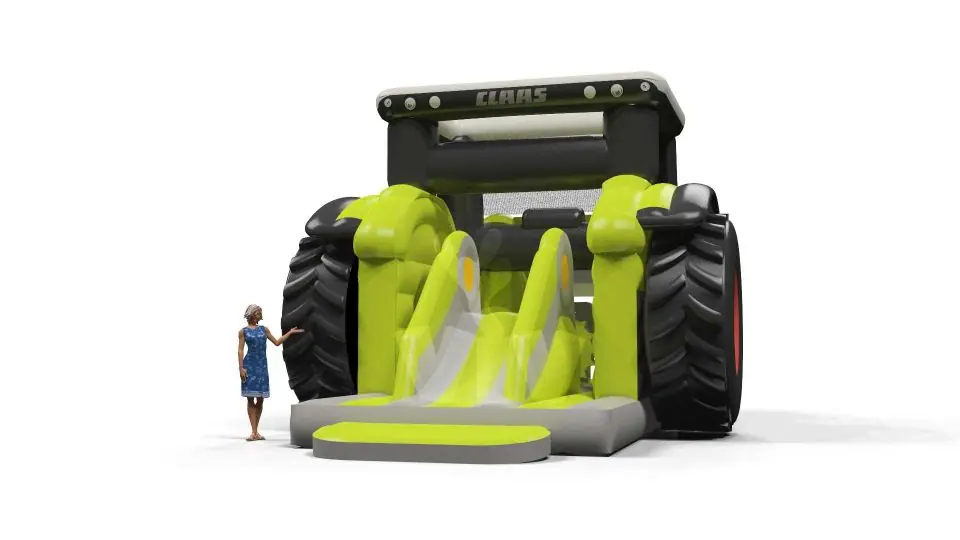 Tractor Claas commercial inflatable active center
