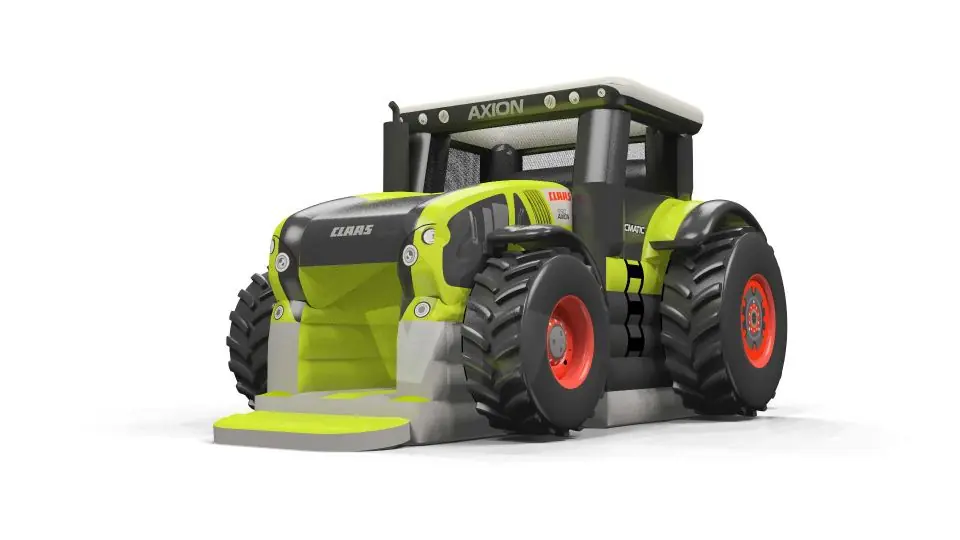 Tractor Claas commercial inflatable active center