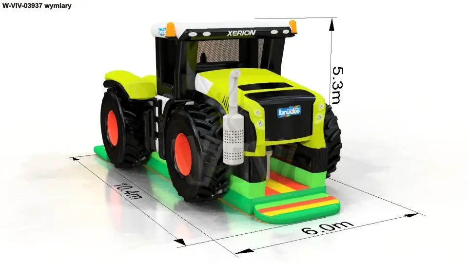 Tractor Claas Xerion - Vehicles Collection commercial inflatable active center