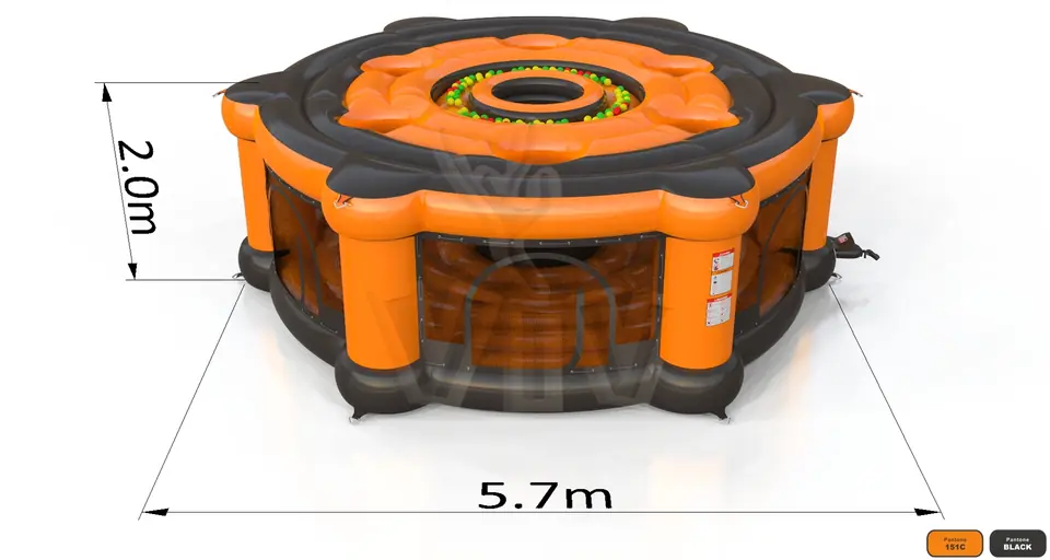 Whack-a-Mole for adults commercial inflatable active center