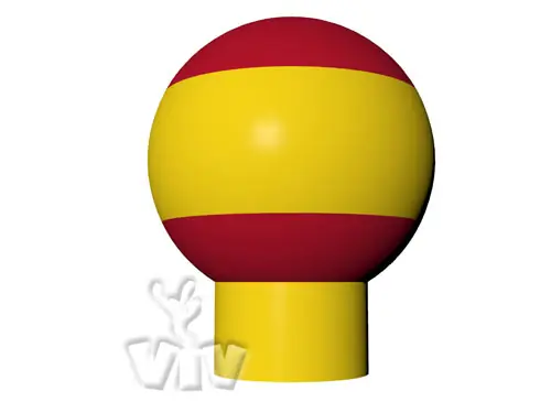 Balloon with narrow base 5 m commercial promotional inflatable balloon