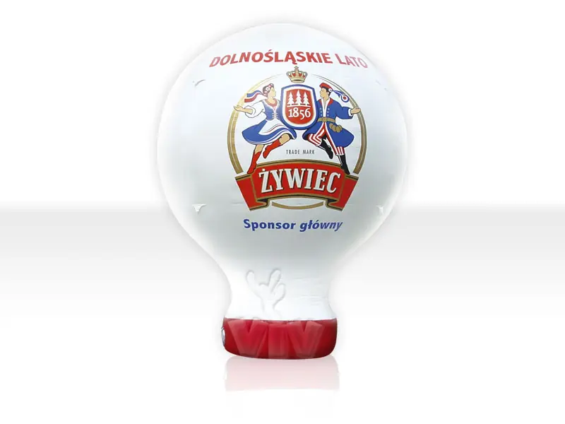 Balloon with narrowing 5 m Żywiec commercial promotional inflatable balloon