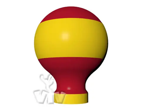 Balloon with narrowing 8 m commercial promotional inflatable balloon