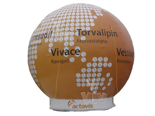 Balloon with wide base 5 m Actavis commercial promotional inflatable balloon