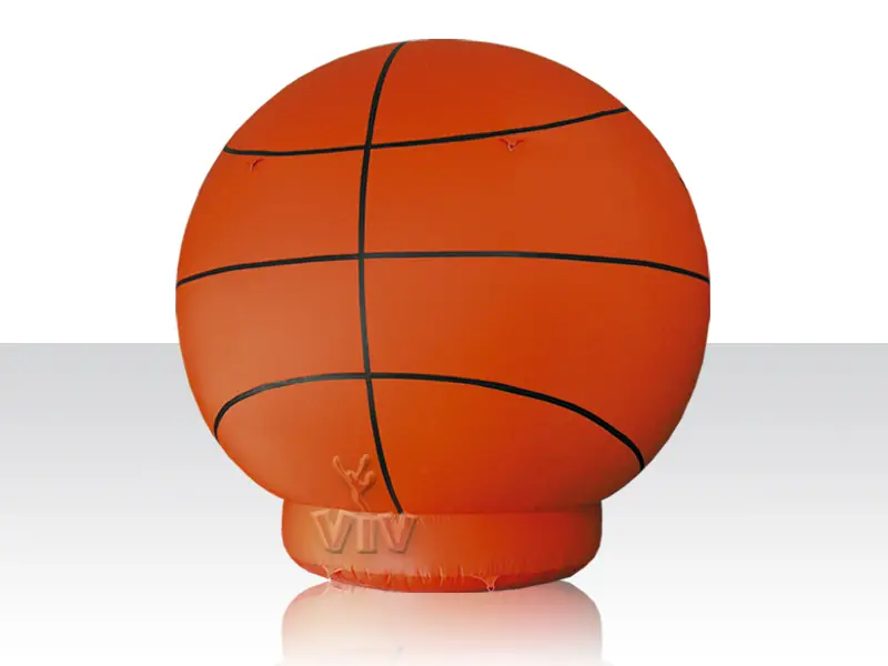 Balloon with wide base 6 m Basket ball commercial promotional inflatable balloon