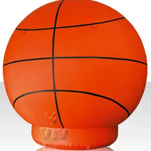Balloon with wide base 6 m Basket ball commercial promotional inflatable balloon